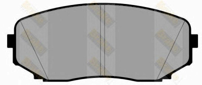BRAKE ENGINEERING pa1818 -  Комплект тормозных колодок, дисковый тормоз